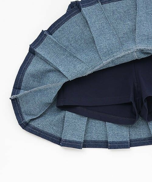 mezzo piano / メゾピアノ ショート・ハーフ・半端丈パンツ | 裏起毛　キラキラパーツ　スカパン | 詳細9