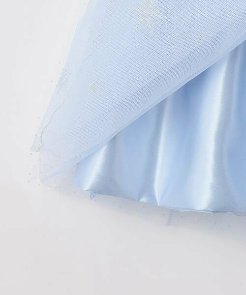 mezzo piano / メゾピアノ ミニ・ひざ丈スカート | スノー刺繍 チュールスカート | 詳細5