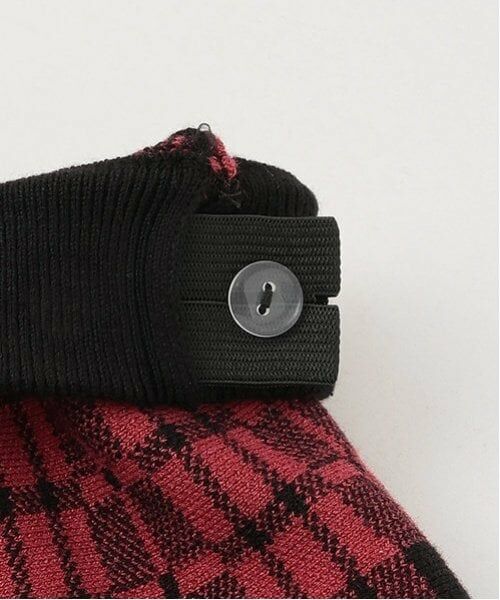 mezzo piano / メゾピアノ ミニ・ひざ丈スカート | チェックジャガード　ニットスカート | 詳細3