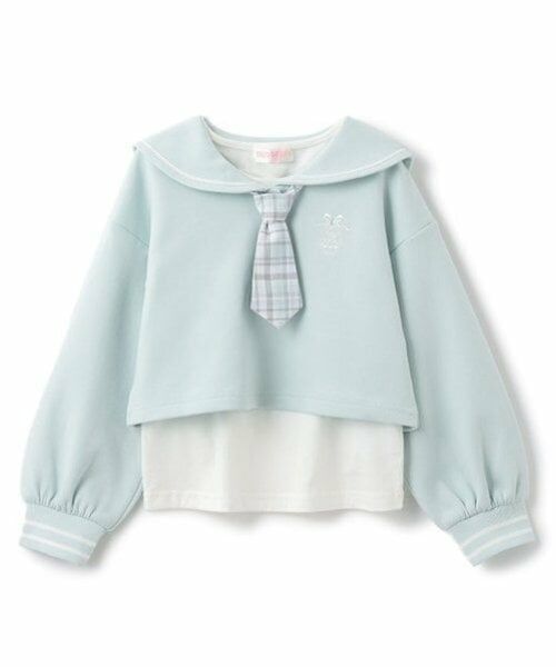 mezzo piano / メゾピアノ その他トップス | セーラー短丈プルオーバー＆長袖Tシャツセット | 詳細20