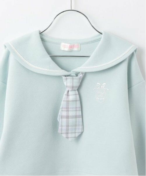 mezzo piano / メゾピアノ その他トップス | セーラー短丈プルオーバー＆長袖Tシャツセット | 詳細7