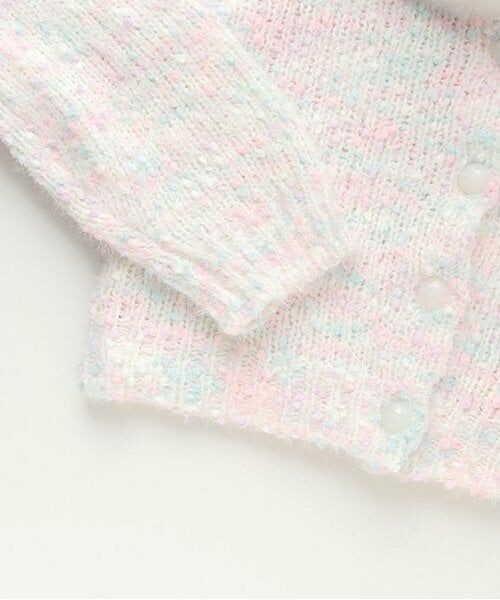 mezzo piano / メゾピアノ カーディガン・ボレロ | ふわもこニットカーディガン　ファーティペット付 | 詳細4