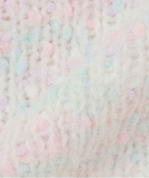 mezzo piano / メゾピアノ カーディガン・ボレロ | ふわもこニットカーディガン　ファーティペット付 | 詳細6