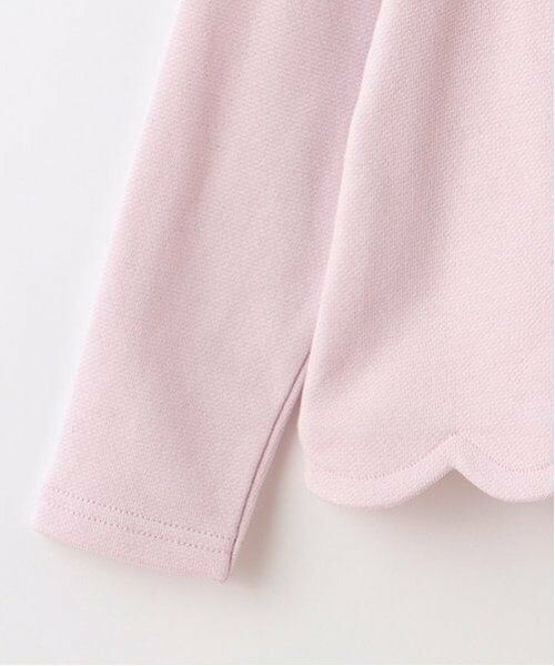 mezzo piano / メゾピアノ スウェット | ショッピングモチーフ刺しゅう　裾スカラップトレーナー | 詳細9