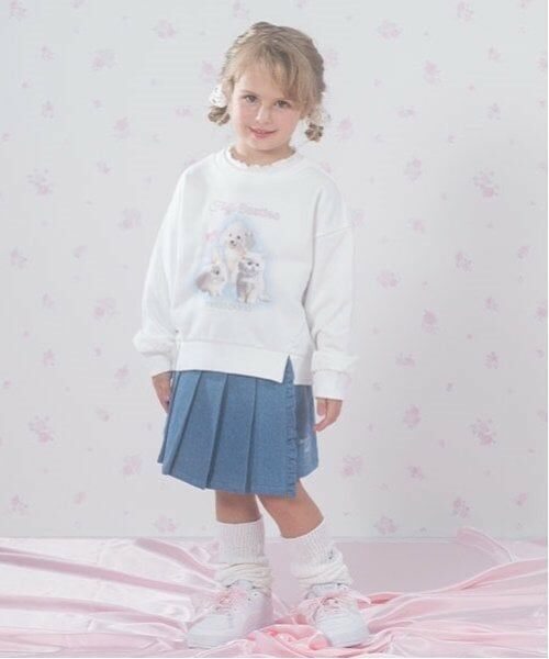 mezzo piano / メゾピアノ スウェット | どうぶつ転写　トレーナー | 詳細1