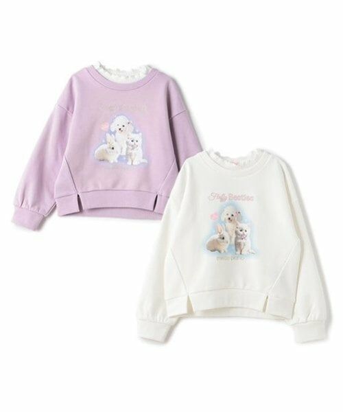 mezzo piano / メゾピアノ スウェット | どうぶつ転写　トレーナー | 詳細16