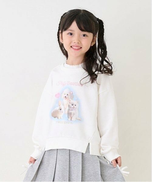 mezzo piano / メゾピアノ スウェット | どうぶつ転写　トレーナー | 詳細4