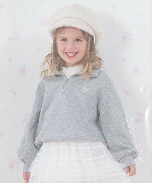 mezzo piano / メゾピアノ Tシャツ | 袖リボン　プチハイネック　長袖Tシャツ | 詳細12