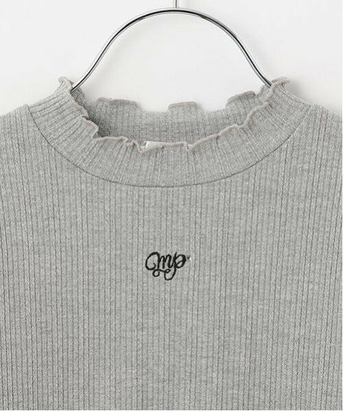 mezzo piano / メゾピアノ Tシャツ | 袖リボン　プチハイネック　長袖Tシャツ | 詳細15