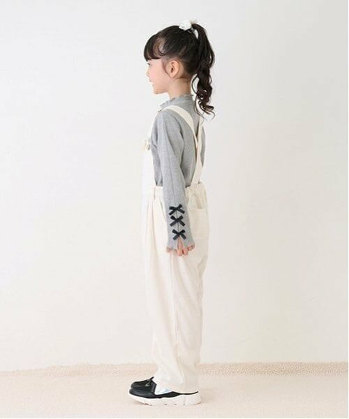 mezzo piano / メゾピアノ Tシャツ | 袖リボン　プチハイネック　長袖Tシャツ | 詳細5