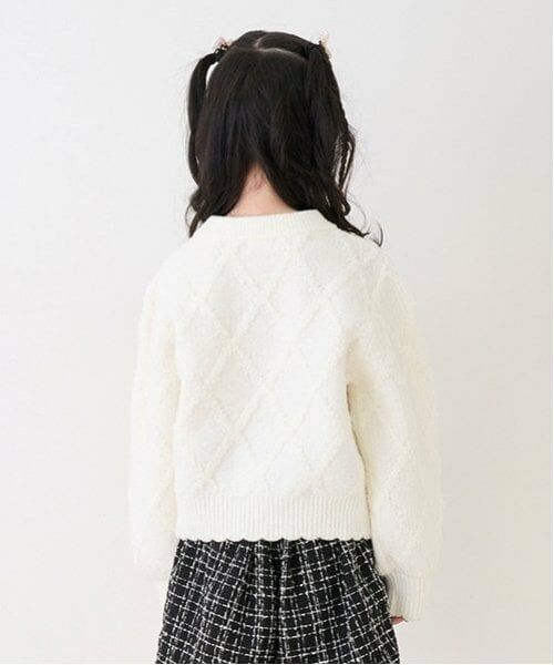 mezzo piano / メゾピアノ ニット・セーター | リボンいっぱい　ニットプルオーバー | 詳細1