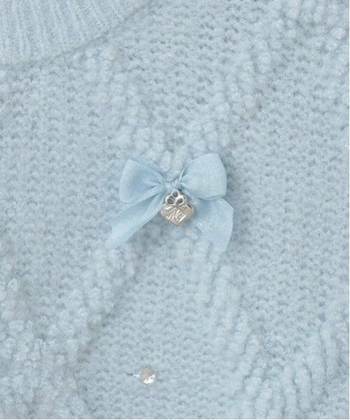 mezzo piano / メゾピアノ ニット・セーター | リボンいっぱい　ニットプルオーバー | 詳細6