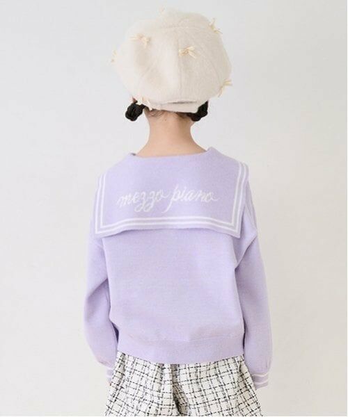 mezzo piano / メゾピアノ ニット・セーター | セーラー　ニットプルオーバー | 詳細1