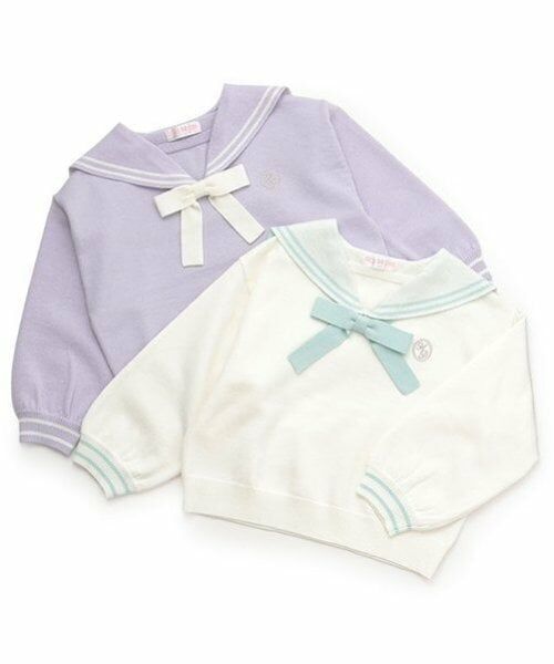 mezzo piano / メゾピアノ ニット・セーター | セーラー　ニットプルオーバー | 詳細13