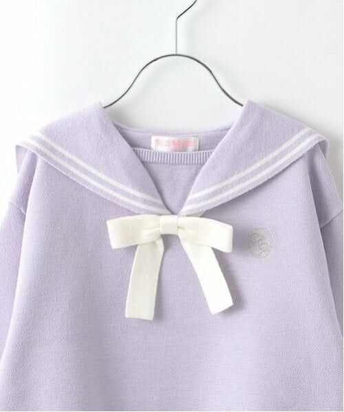 mezzo piano / メゾピアノ ニット・セーター | セーラー　ニットプルオーバー | 詳細5