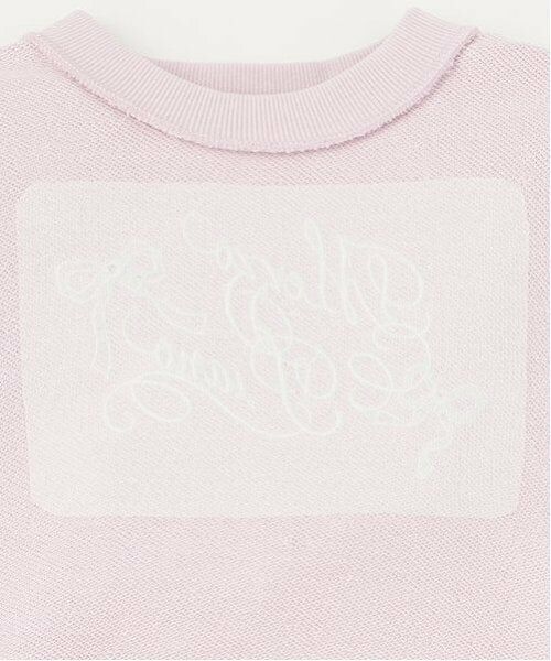 mezzo piano / メゾピアノ スウェット | 袖チュールフリル　トレーナー | 詳細7