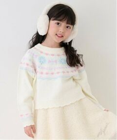 mezzo piano / メゾピアノ ニット・セーター | ノルディックニット　プルオーバー