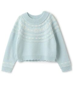 mezzo piano / メゾピアノ ニット・セーター | ノルディックニット　プルオーバー