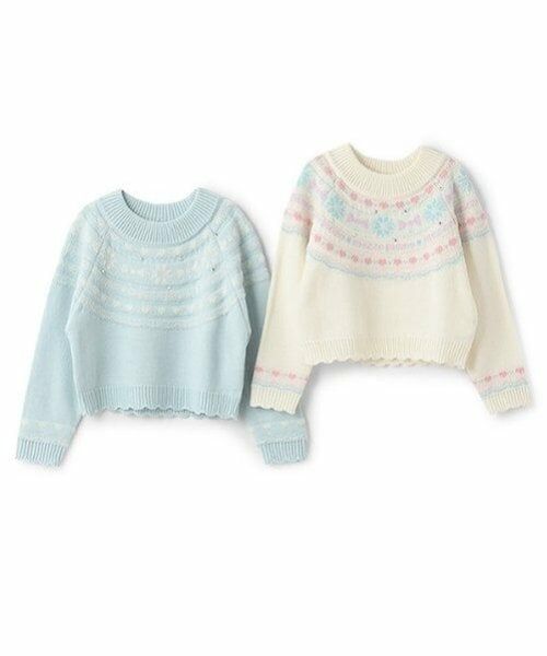 mezzo piano / メゾピアノ ニット・セーター | ノルディックニット　プルオーバー | 詳細10