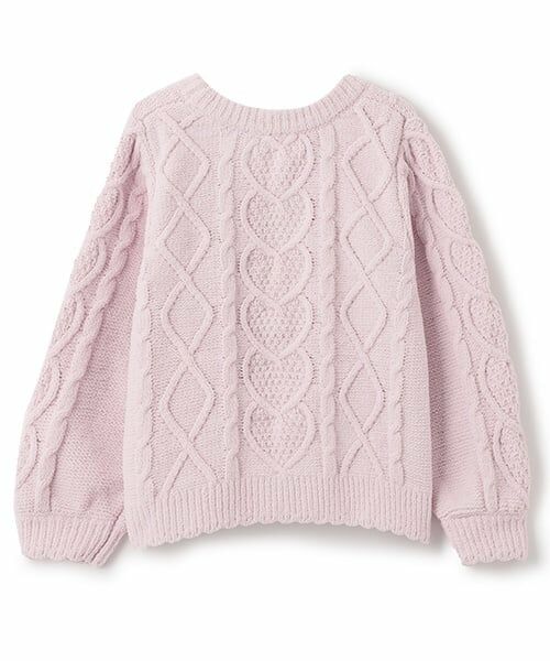 mezzo piano / メゾピアノ ニット・セーター | カラフルポンポン　モールニットプルオーバー | 詳細1