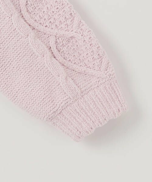 mezzo piano / メゾピアノ ニット・セーター | カラフルポンポン　モールニットプルオーバー | 詳細3