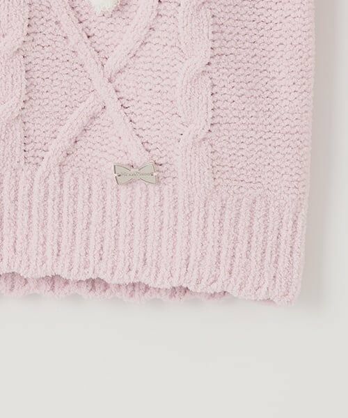 mezzo piano / メゾピアノ ニット・セーター | カラフルポンポン　モールニットプルオーバー | 詳細4