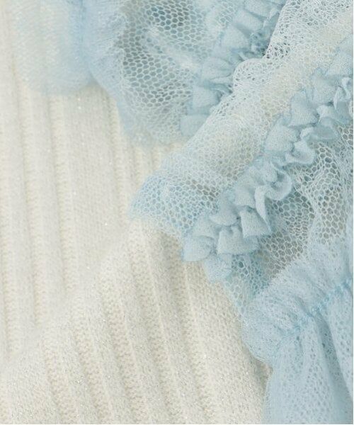 mezzo piano / メゾピアノ Tシャツ | チュールビスチェ＆長袖Tシャツセット | 詳細14