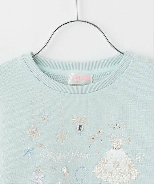mezzo piano / メゾピアノ スウェット | スノー刺繍　トレーナー | 詳細2