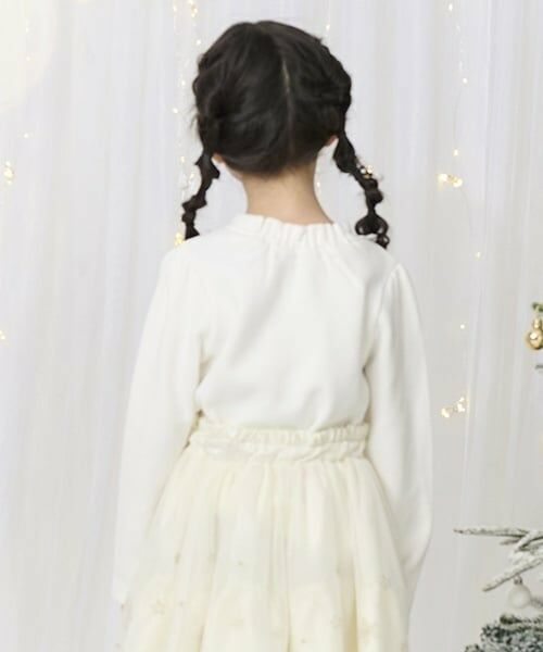 mezzo piano / メゾピアノ Tシャツ | ネックレス刺繍　プチハイネックTシャツ | 詳細16