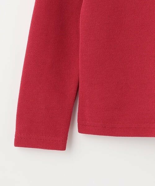 mezzo piano / メゾピアノ Tシャツ | ネックレス刺繍　プチハイネックTシャツ | 詳細5