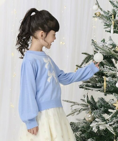 mezzo piano / メゾピアノ ニット・セーター | リボン　ニットプルオーバー | 詳細13