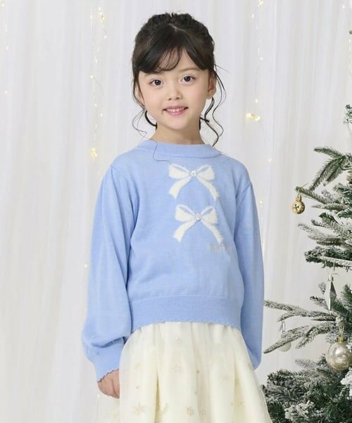 mezzo piano / メゾピアノ ニット・セーター | リボン　ニットプルオーバー | 詳細14