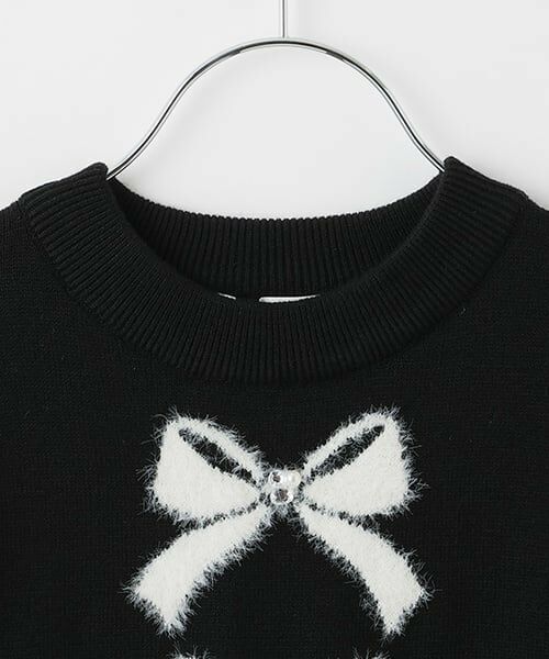 mezzo piano / メゾピアノ ニット・セーター | リボン　ニットプルオーバー | 詳細2