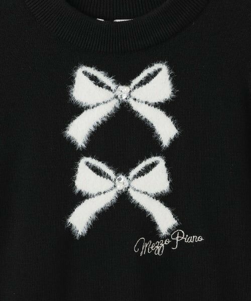 mezzo piano / メゾピアノ ニット・セーター | リボン　ニットプルオーバー | 詳細3