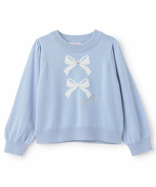 mezzo piano / メゾピアノ ニット・セーター | リボン　ニットプルオーバー | 詳細9