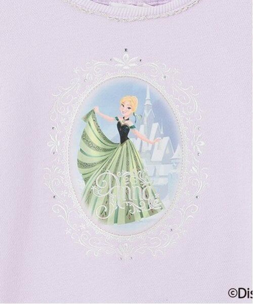 mezzo piano / メゾピアノ スウェット | 【アナと雪の女王】袖チュール　裾スカラップトレーナー | 詳細4