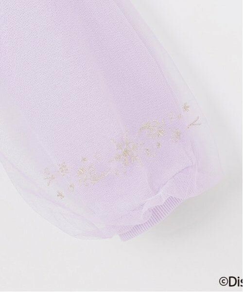 mezzo piano / メゾピアノ スウェット | 【アナと雪の女王】袖チュール　裾スカラップトレーナー | 詳細6