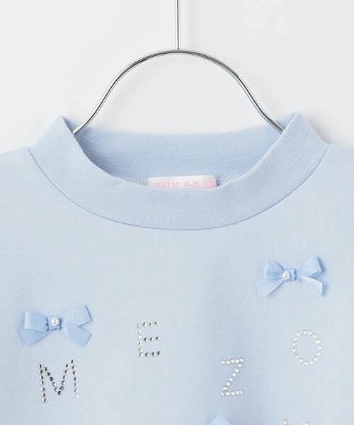 mezzo piano / メゾピアノ スウェット | キラキラロゴ＆リボン　トレーナー | 詳細6