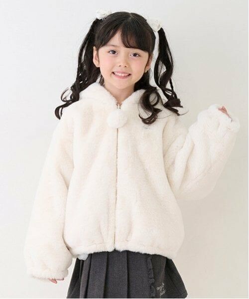 mezzo piano / メゾピアノ ブルゾン | リバーシブルどうぶつ　フェイクファーブルゾン | 詳細1