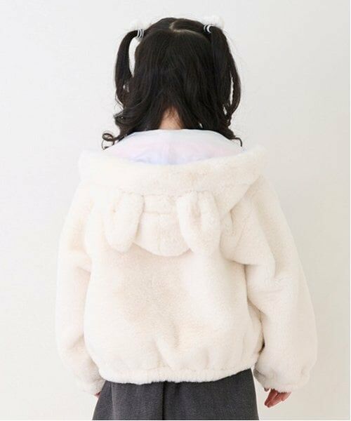 mezzo piano / メゾピアノ ブルゾン | リバーシブルどうぶつ　フェイクファーブルゾン | 詳細2