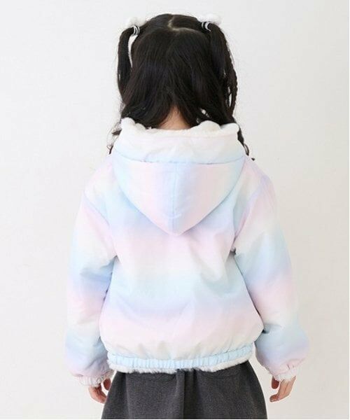 mezzo piano / メゾピアノ ブルゾン | リバーシブルどうぶつ　フェイクファーブルゾン | 詳細4