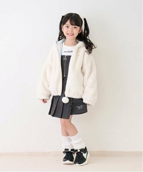 mezzo piano / メゾピアノ ブルゾン | リバーシブルどうぶつ　フェイクファーブルゾン | 詳細8