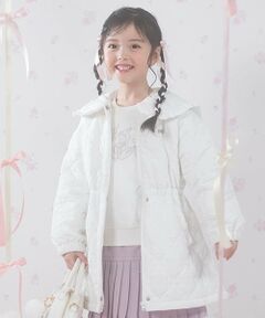 mezzo piano / メゾピアノ ブルゾン | リボンキルト　ジャケット