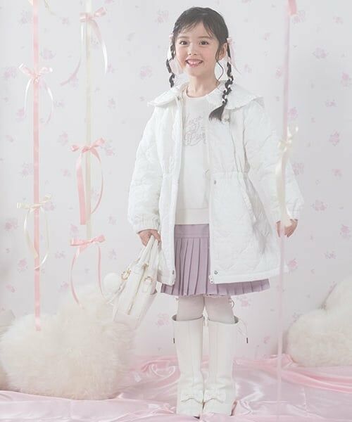 mezzo piano / メゾピアノ ブルゾン | リボンキルト　ジャケット | 詳細16