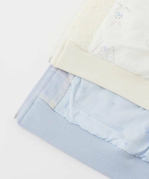 mezzo piano / メゾピアノ ブルゾン | シャギーチェック・ボア　セーラーブルゾン | 詳細6