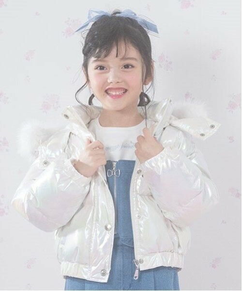 mezzo piano / メゾピアノ ブルゾン | オーロラ生地　ショートダウン | 詳細1