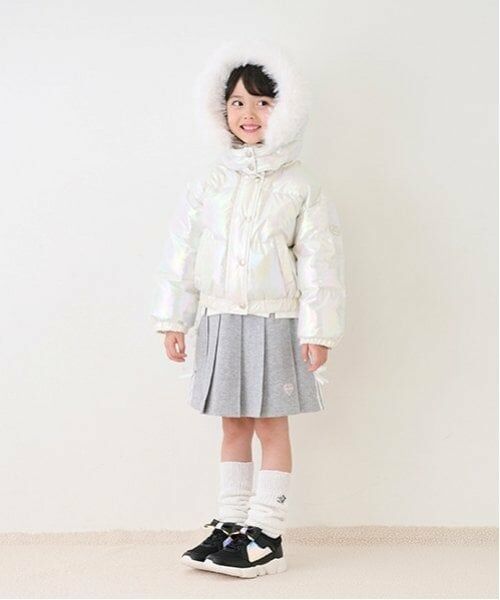 mezzo piano / メゾピアノ ブルゾン | オーロラ生地　ショートダウン | 詳細12