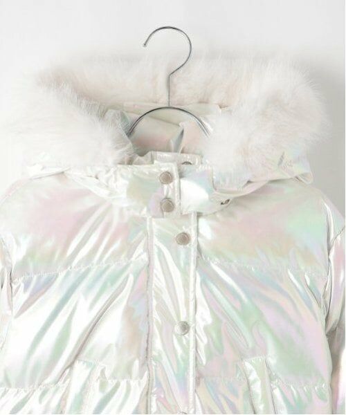 mezzo piano / メゾピアノ ブルゾン | オーロラ生地　ショートダウン | 詳細14