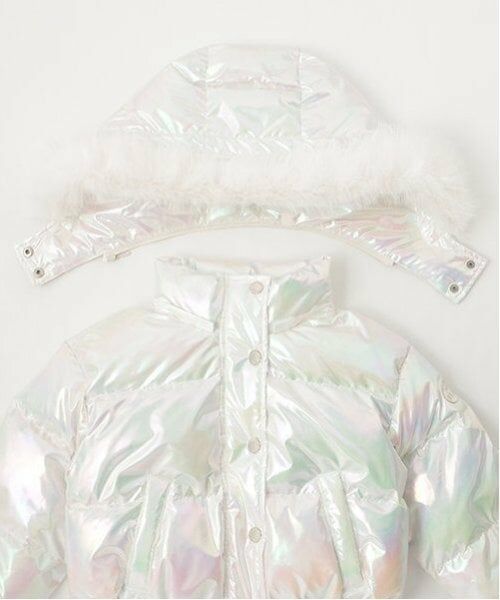 mezzo piano / メゾピアノ ブルゾン | オーロラ生地　ショートダウン | 詳細15