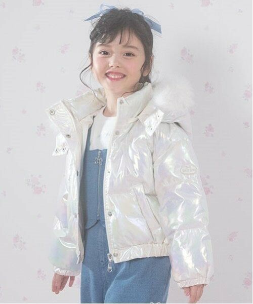 mezzo piano / メゾピアノ ブルゾン | オーロラ生地　ショートダウン | 詳細2